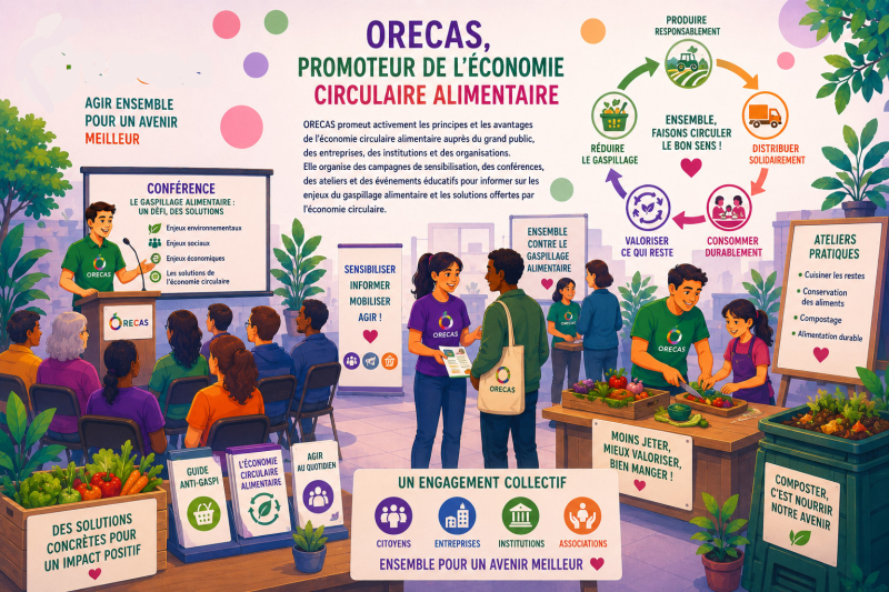Promoteur de l'économie circulaire alimentaire